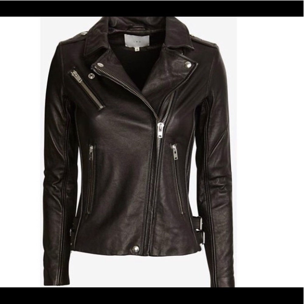 Iro Tara Black Leather Jacket